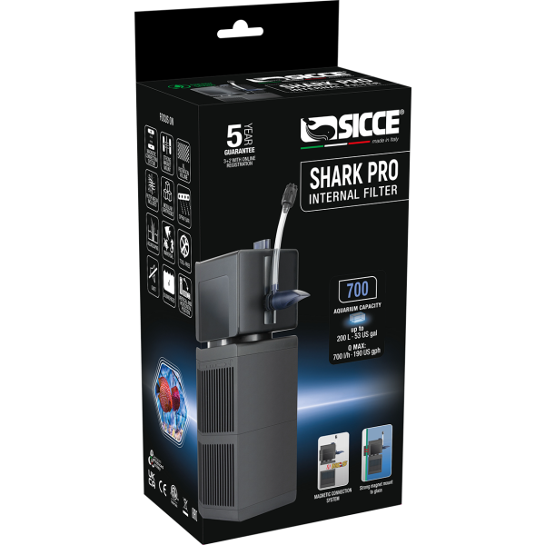 SICCE - SHARK PRO 700 INTERNAL FILTER 600 l/h